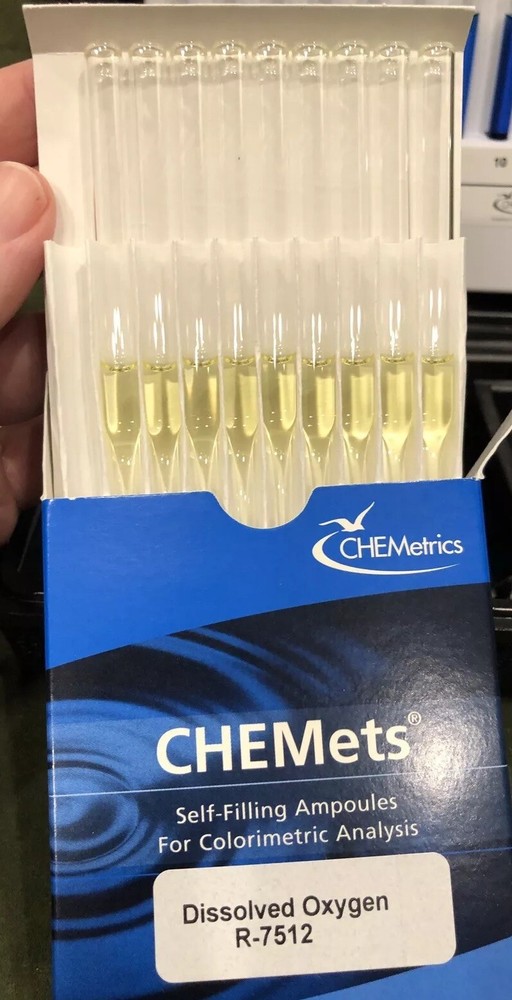 Dissolved Oxygen Test Kit (29 Tests) For Water Bodies, CHEMets, Hard Case