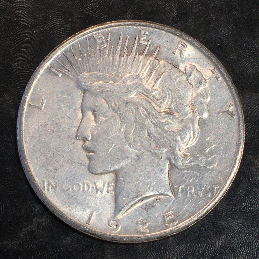 1925-S Peace Silver Dollar - High Quality Scans #805