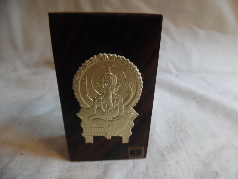 Box With Amber Incense With Ganesh On The Back