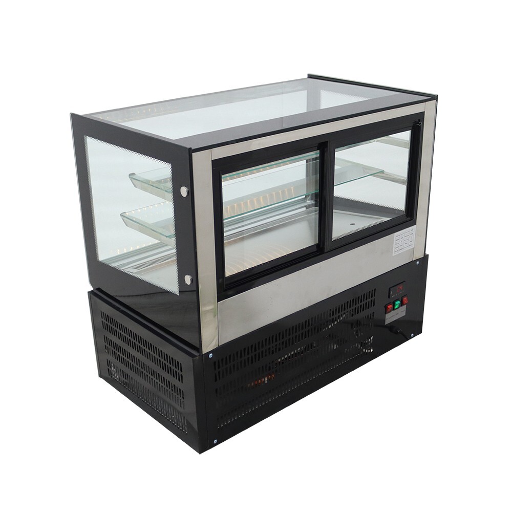220V Refrigerated Cake Display Cainet 3 Layers Showcase with Defogging Function