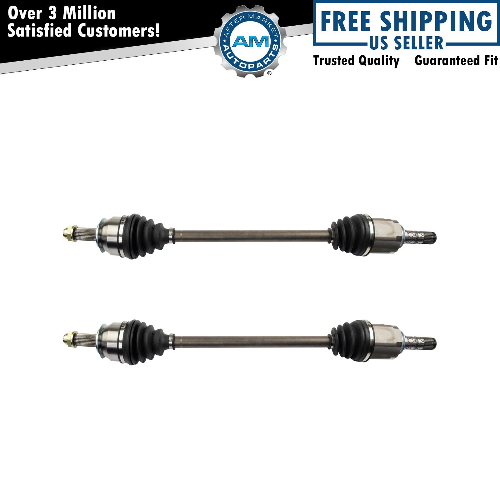 Front Complete CV Joint Axle Shaft Driver Passenger Pair Set 2pc for Forester