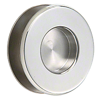CRL 1819PS Polished Stainless Steel Thru-Glass Pull Handle