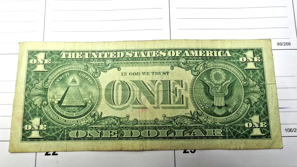 1957"STAR NOTE' SILVER CERTIFICATE A NOTE .RARE DOLLAR VG