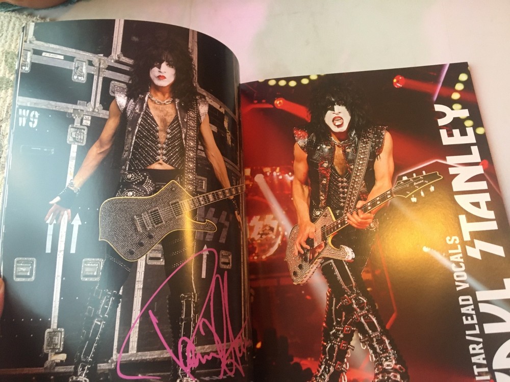 KISS FINAL MSG SHOW Tour Book Program RARE Autograph No Signed Vinyl