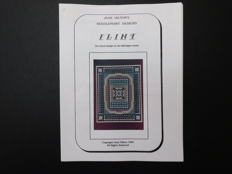 Flint by Jean Hilton (DL16) Counted Needlepoint Pattern