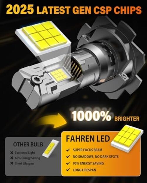 7th-Gen & Modern Light Bulbs, ????% ??????? ????? H7