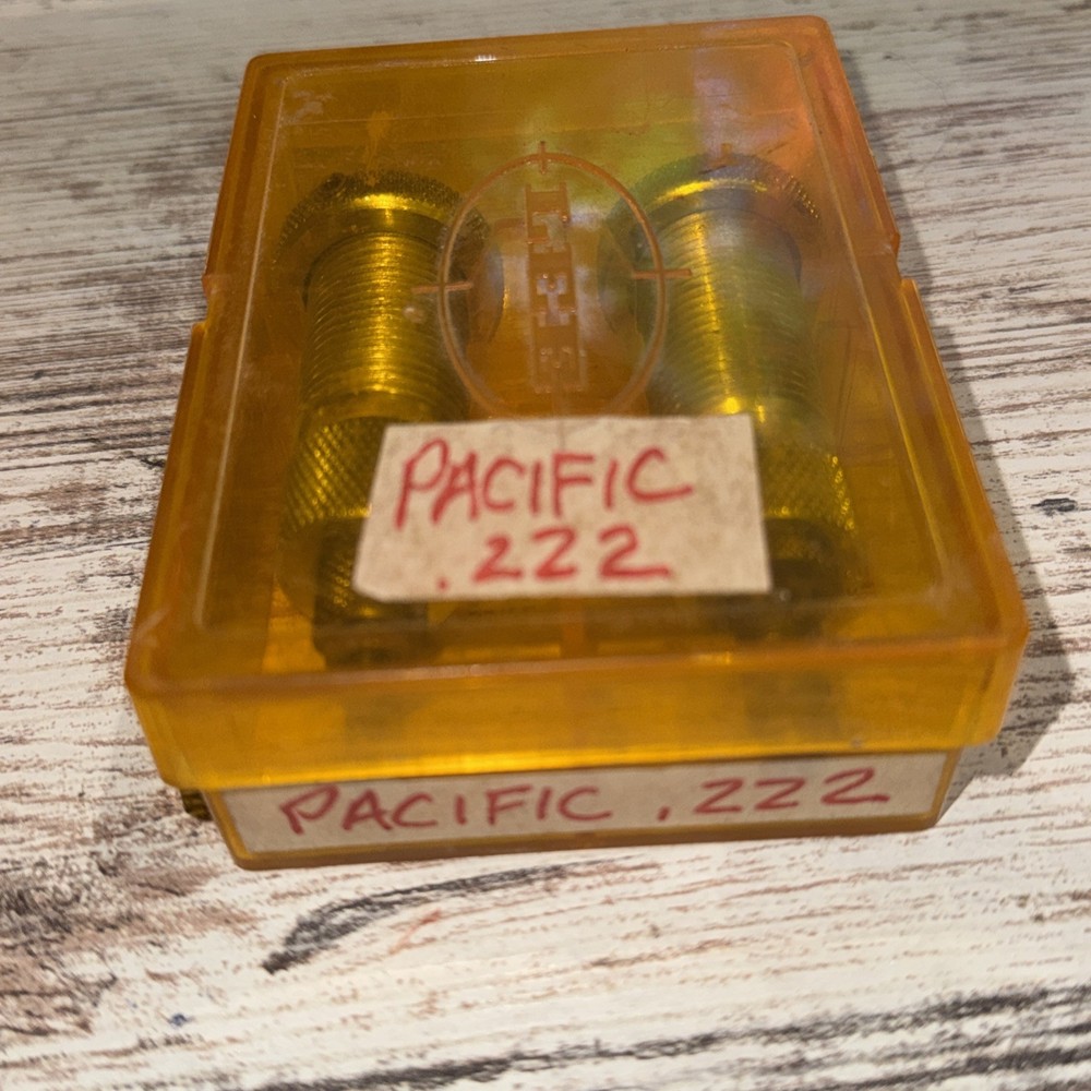 Vintage Pacific Reloading Dies .222 Two Die Set In Wrong box Lee