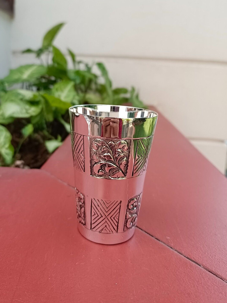 Jerusalem Kiddush Cup, Silver Plated Cup, Sam Judaica Kiddush Cup