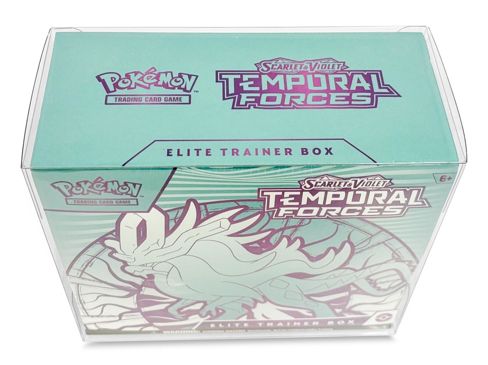(5) Custom Box Protectors for POKEMON Elite Trainer Boxes ETB Box