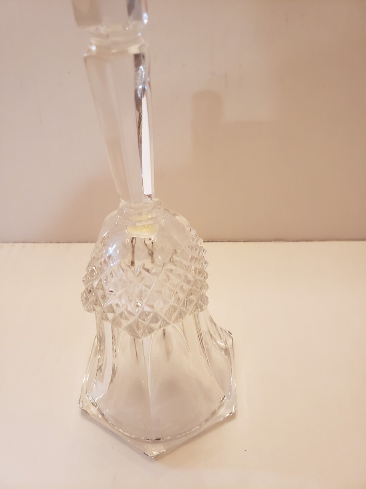 Lead Crystal Bell Hexagon Shape