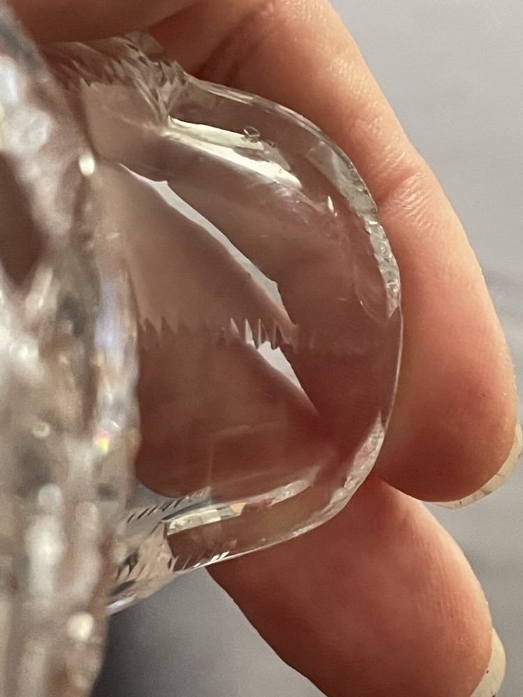 ABP Cut Glass Tall Creamer / Small Jug/ Small syrup