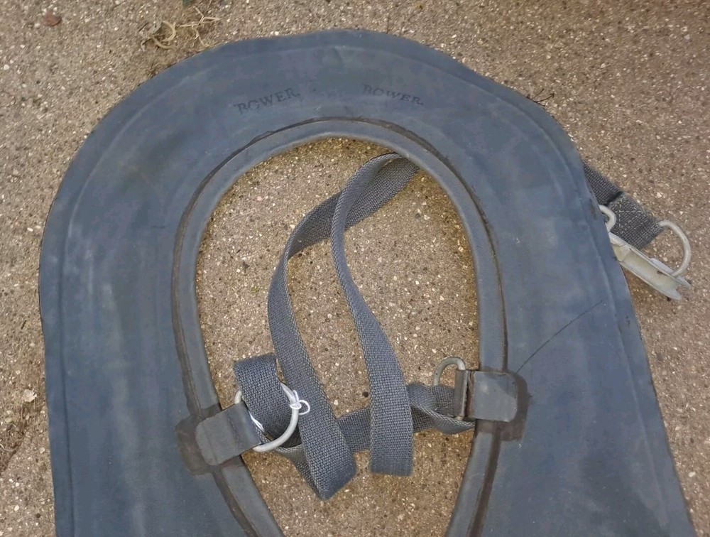 Id'd US Navy Pneumatic Life Vest Eagle Rubber Company 1943/1945 NeoPrene