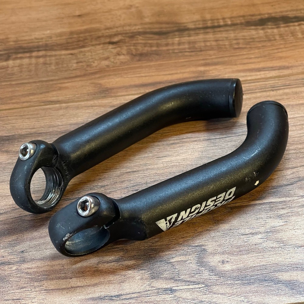 Profile Design Short Bend Black Anodized Bar Ends