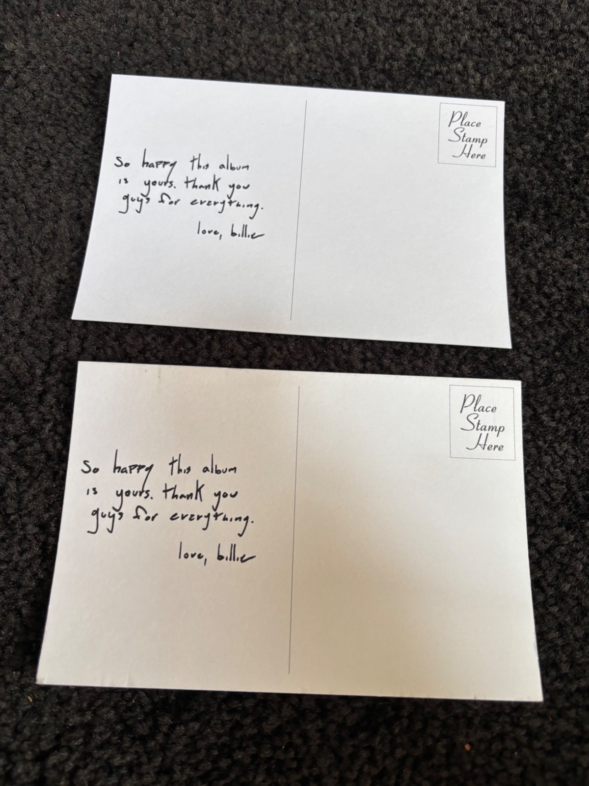 Billie Eilish - SUPER RARE I want to do bad things to you POSTCARD set! MINT!