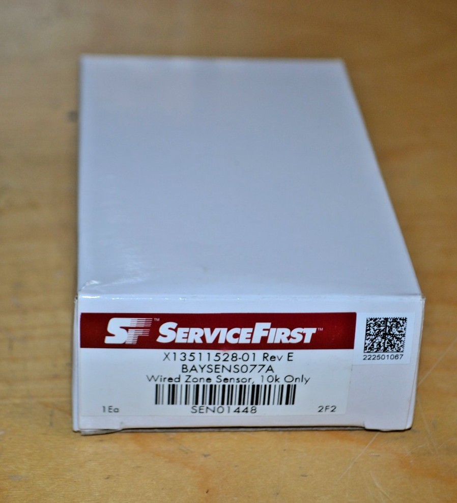 Trane Service First X13511528-01 Rev E Wired Zone Sensor BAYSENS077A New in Box