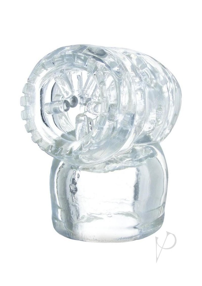 Wand Essentials Vibra Cup U-Tip Stimulator Attachment - Clear