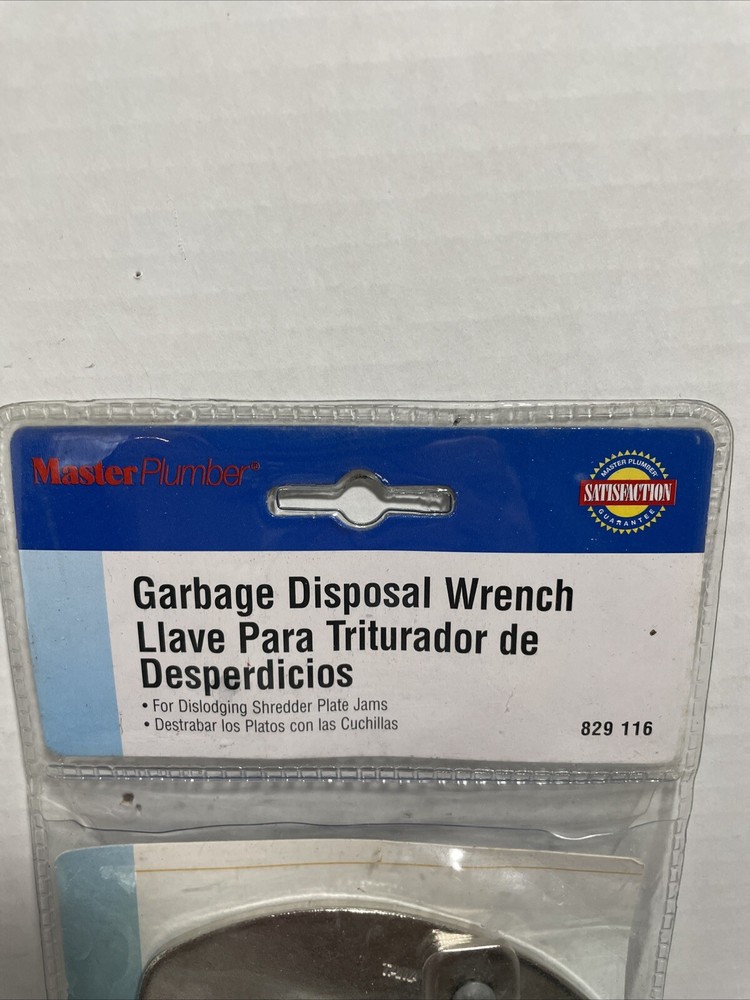 New Garbage Disposal Wrench By Master Plumber 829-116