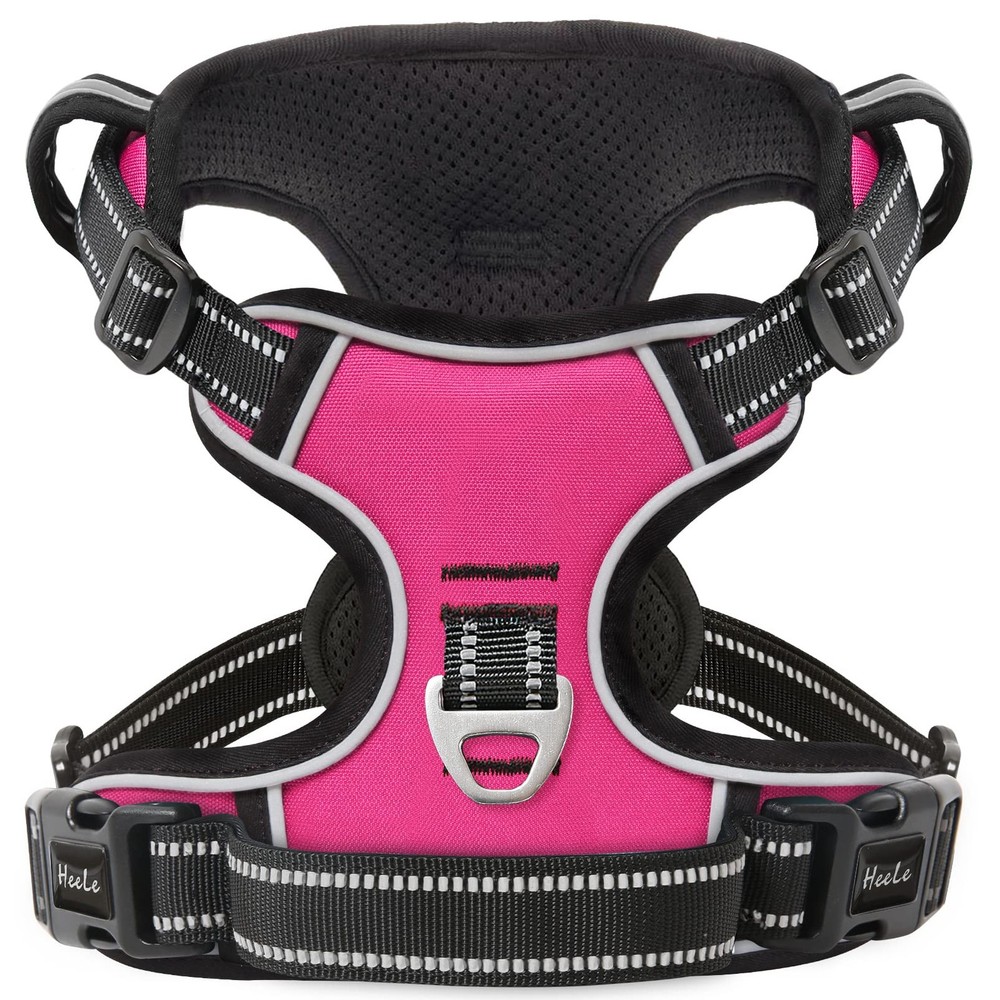 Dog Harness, No Pull Adjustable Padded Reflective Harness for Small Medium La...