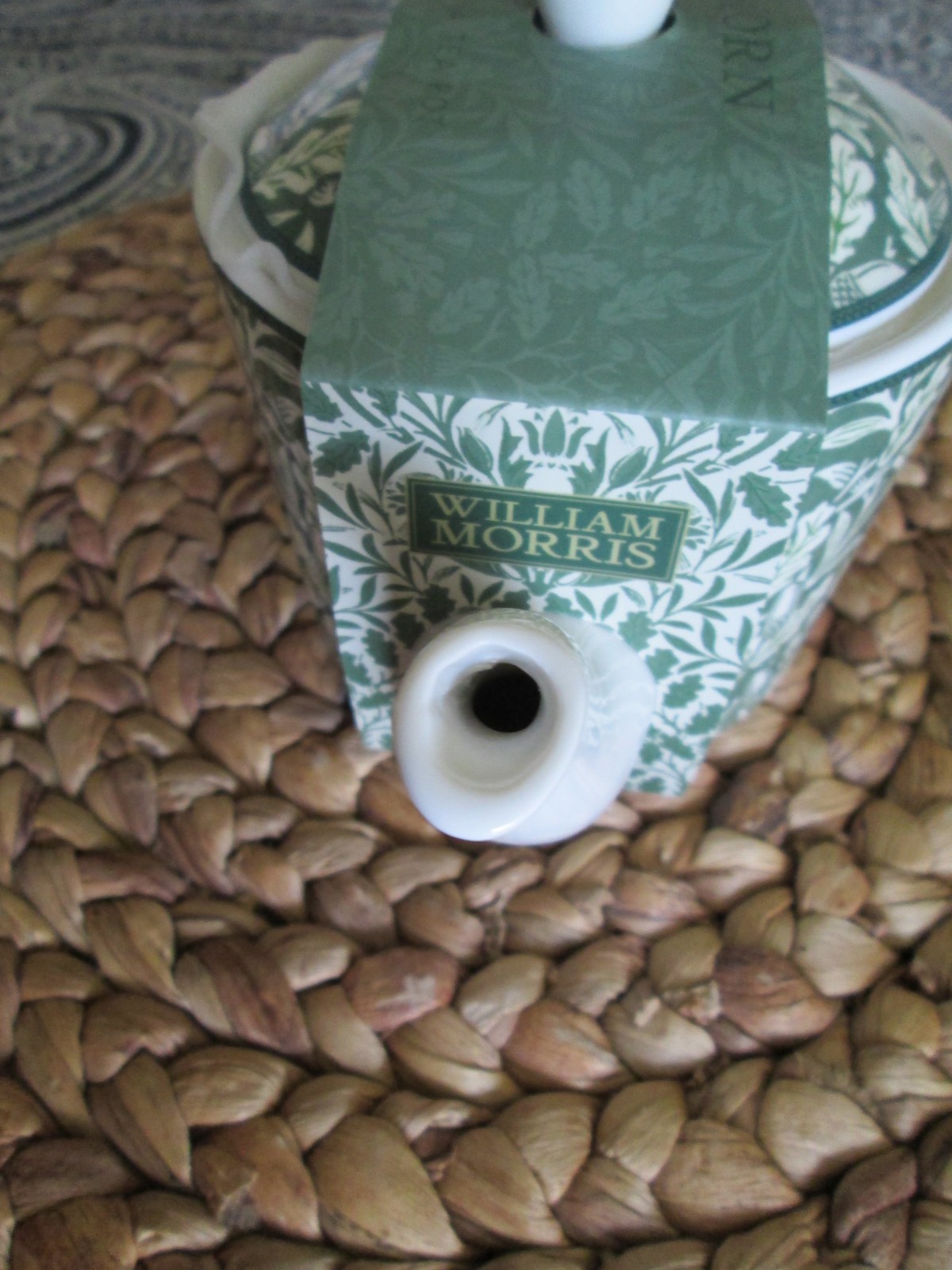 Acorn Fine China 26oz Teapot William Morris Leaonardo Collection Design/NWT