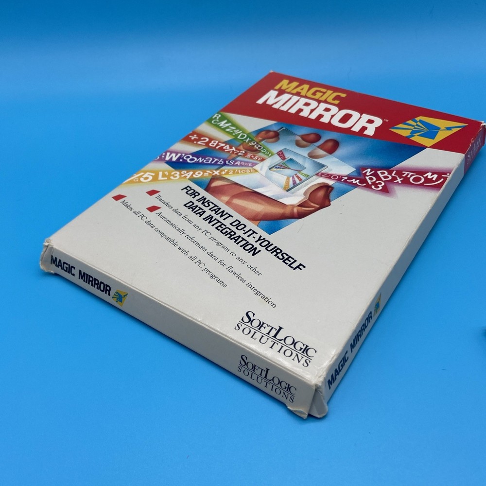 Vintage Magic Mirror SoftLogic Solutions Software PC 3.5" Floppy Disk Boxed
