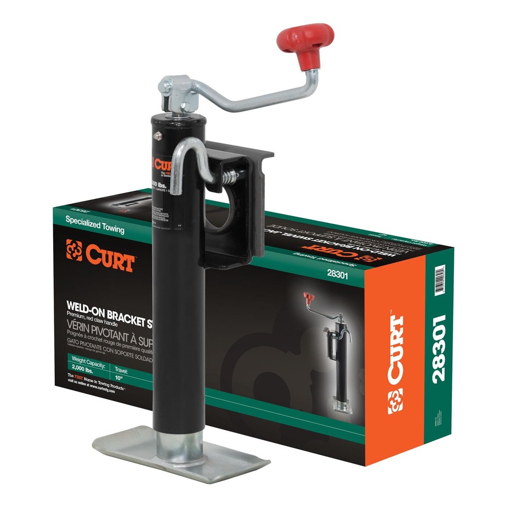 CURT Manufacturing Bracket Mount Swivel Jack 28301