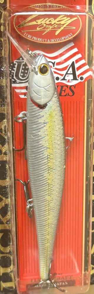 Lucky Craft 127MR Slender Pointer 5” Suspending Jerkbait - Zebra MS Chart Shad
