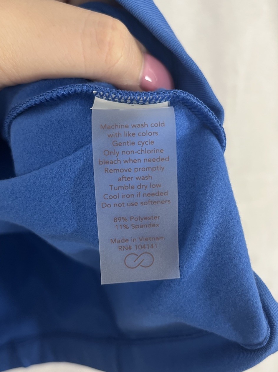 New Calia By Carrie Underwood 1/4 Zip Top XXL 1X Blue Dash Thermal Running Women