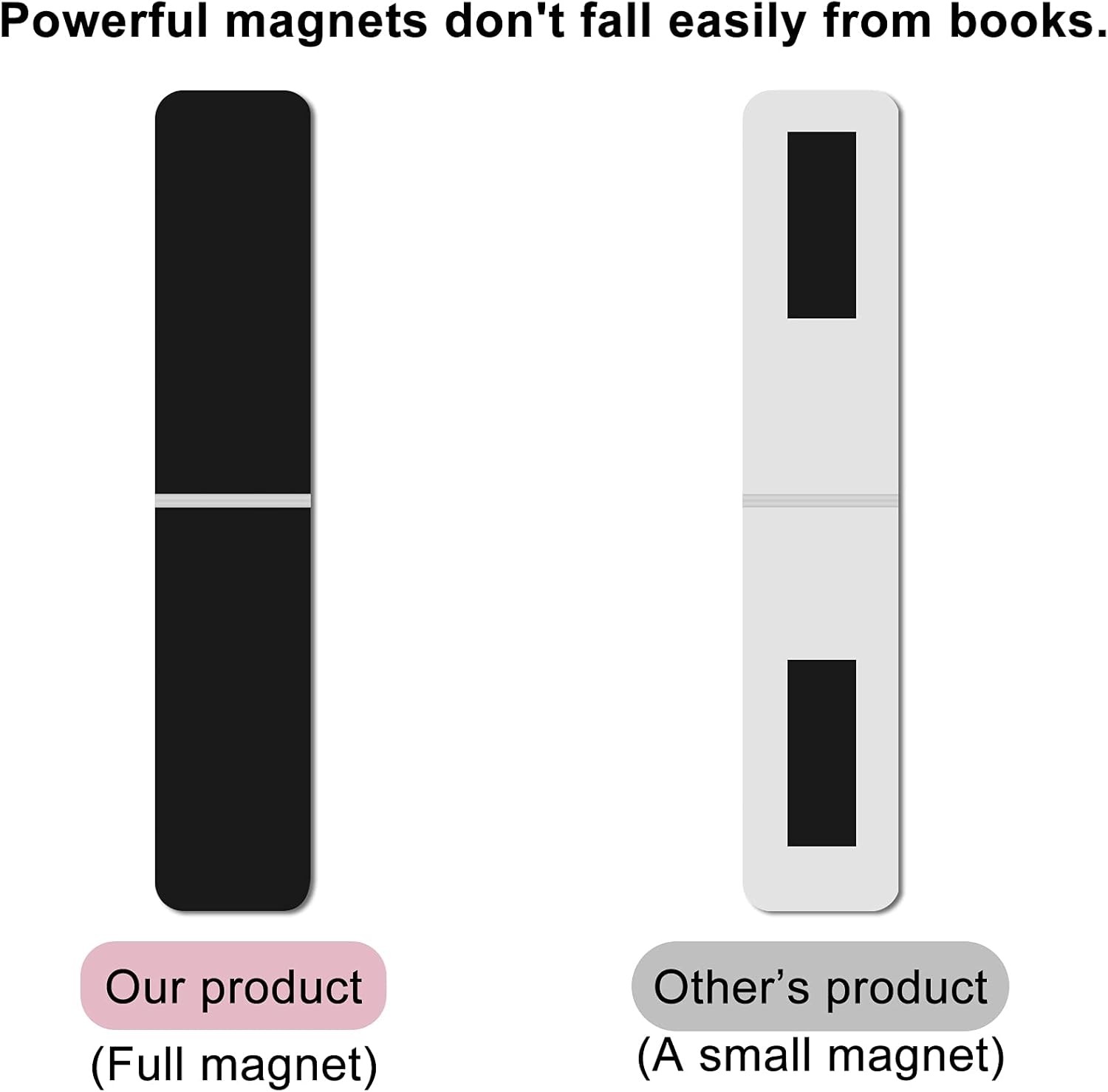 15 Pieces Bookmark, Magnetic Bookmarks for Women, Men, Book Lovers, Page Markers