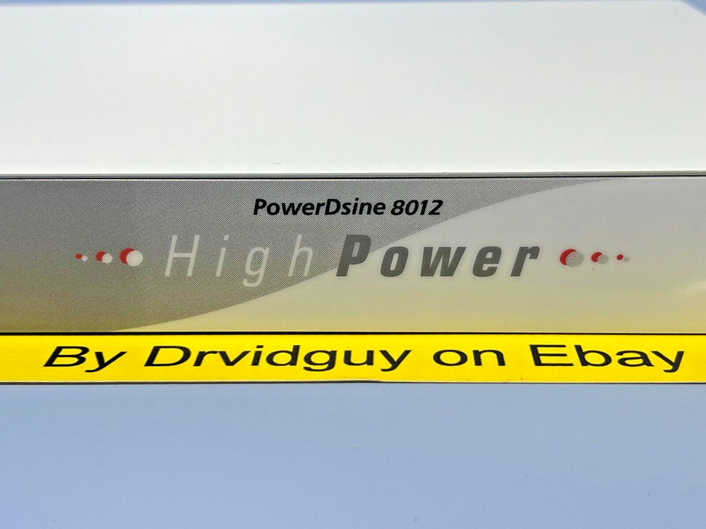 PowerDsine PD-8012ACM High-Power over Ethernet Network Switch; Securely Managed