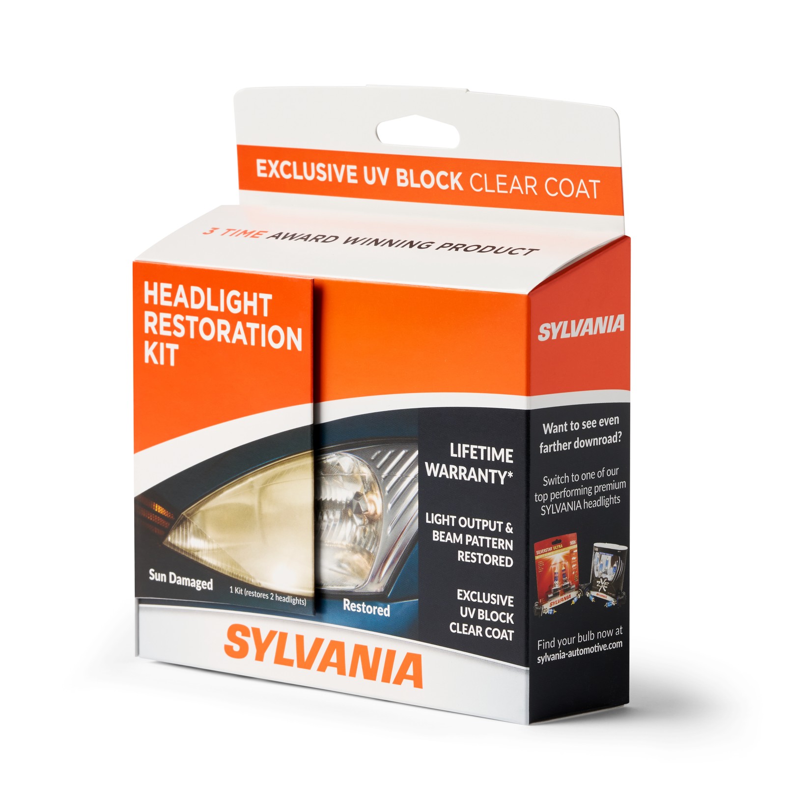 Sylvania Headlight Restoration Kit - Long-Lasting Headlight Repair Kit | LED