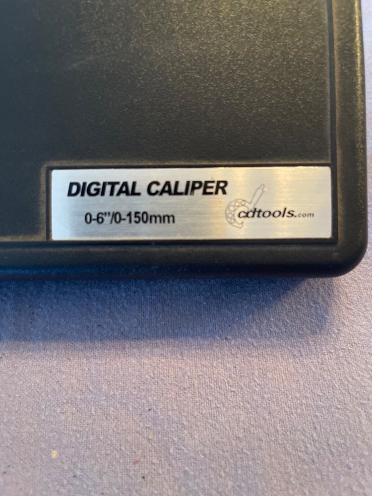 NEW - CD Tools Electronic Digital Caliper 0-6” / 0 150mm