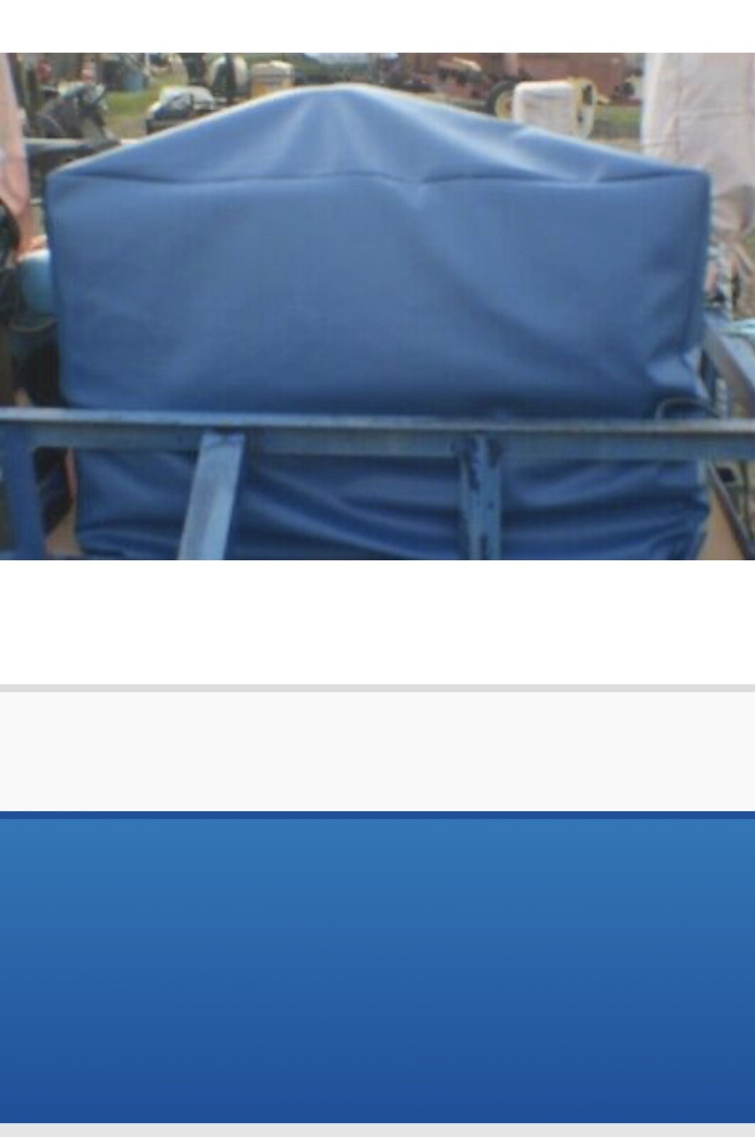 WELDER COVER Miller Blue Bobcat 225 NT Welder Easy On/Off Cover Vinyl