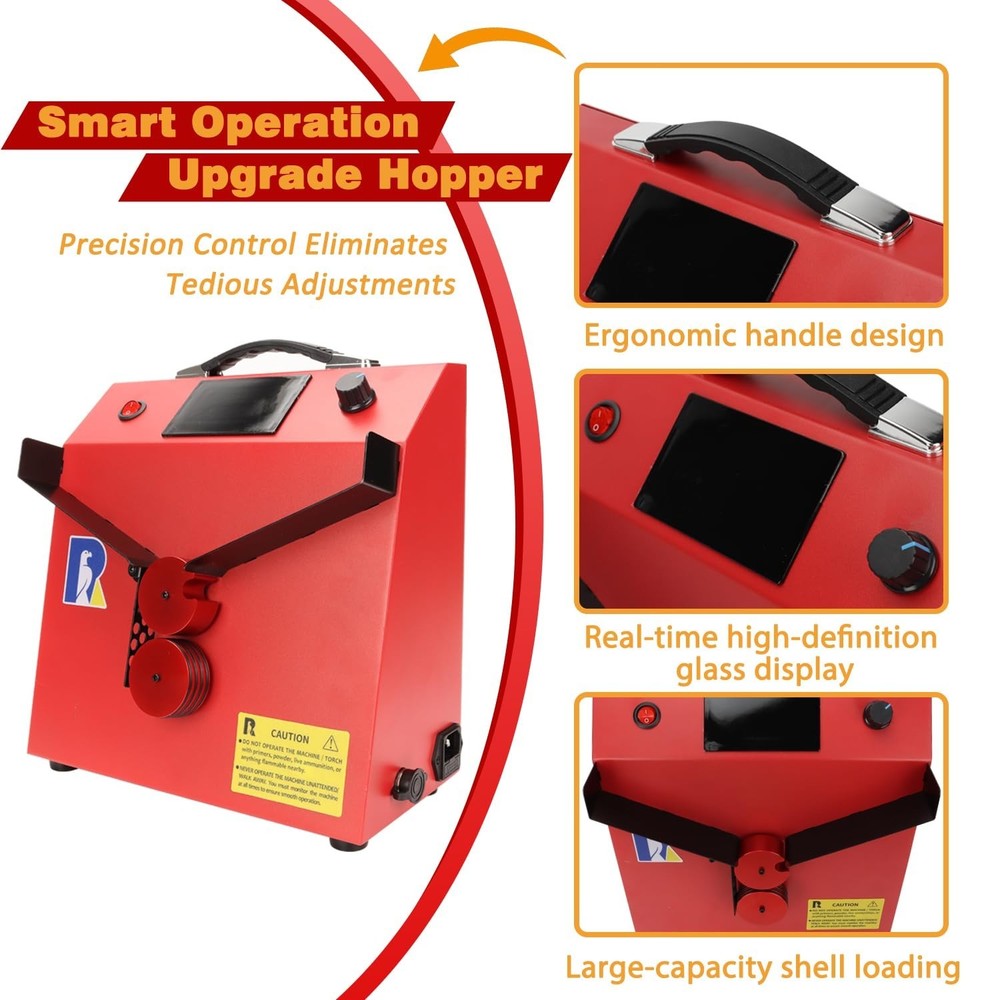 Brass Case Annealer & Case Prep Center - RED Split-type-2-in-1 Annealing Machine