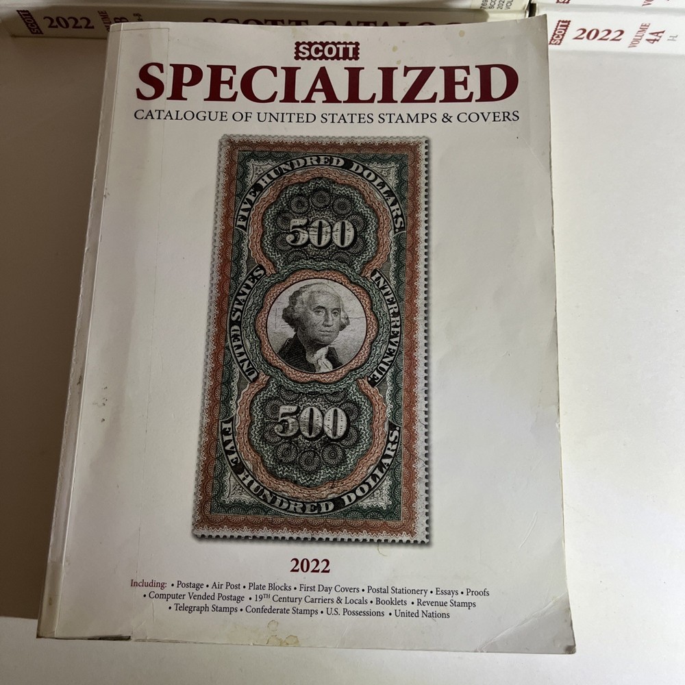 2022 Scott Standard Postage Stamp Catalogue Vol 1B-6B + Specialized (Missing 1A)