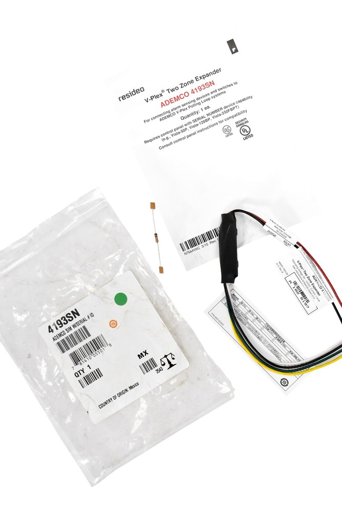 ADEMCO Transmitter Multicolor ADEMCO 4193SN V-Plex Two Zone Expander Wired
