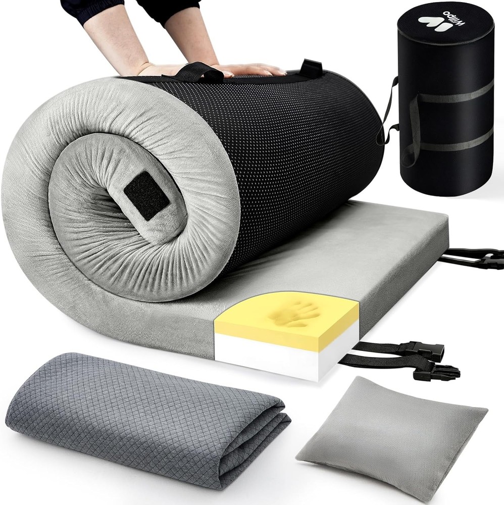 Willpo CertiPUR-US Memory Foam Small Single / 72"*24"*3", Gray