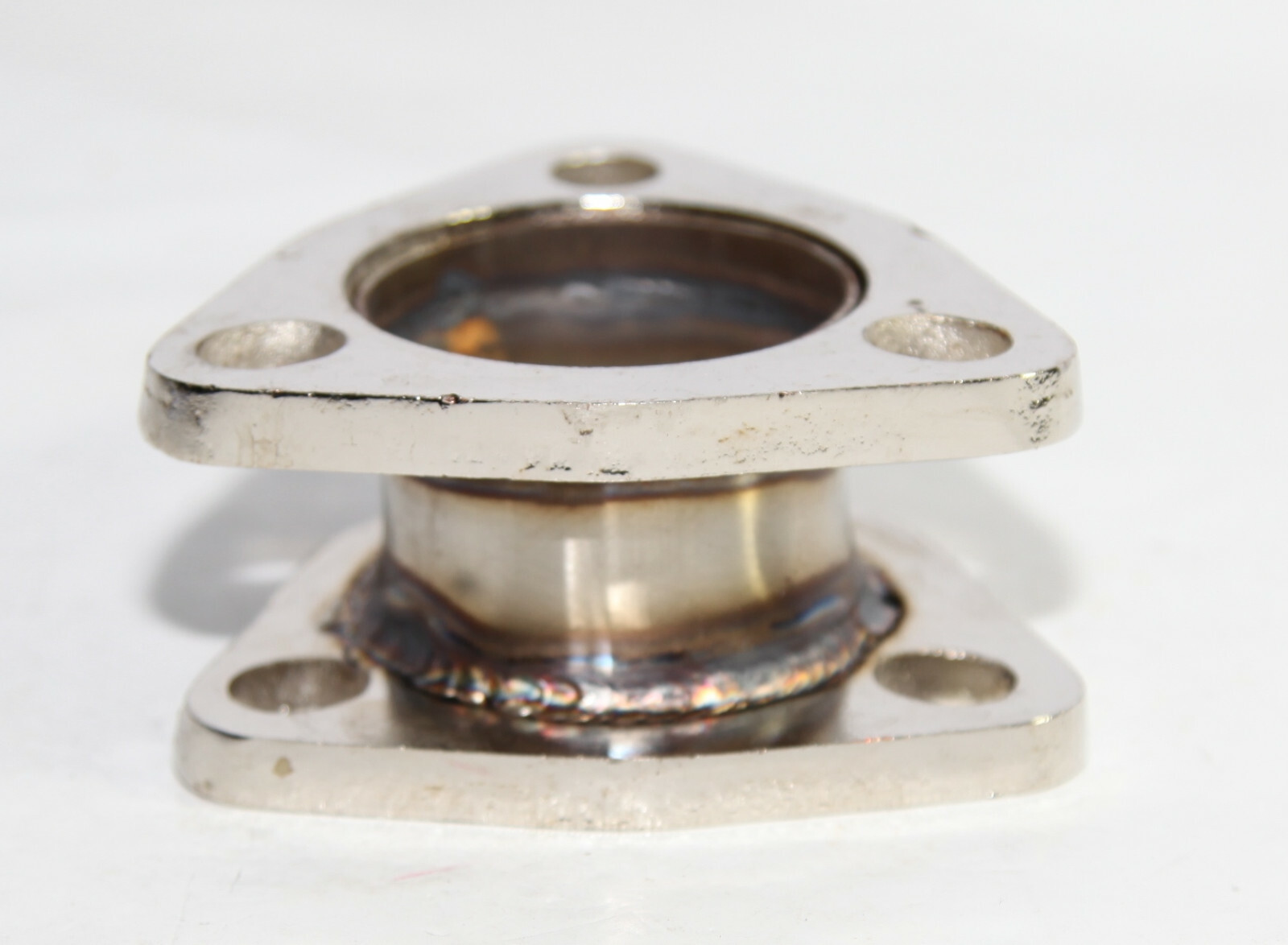 2.25" 3 Bolt Flange Catback Exhaust Muffler Pipe Extension Flange Steel Adapter