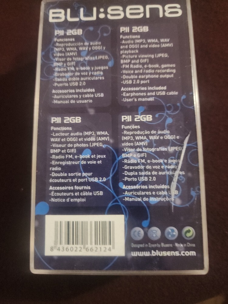 BLU SENS MP4 2GB