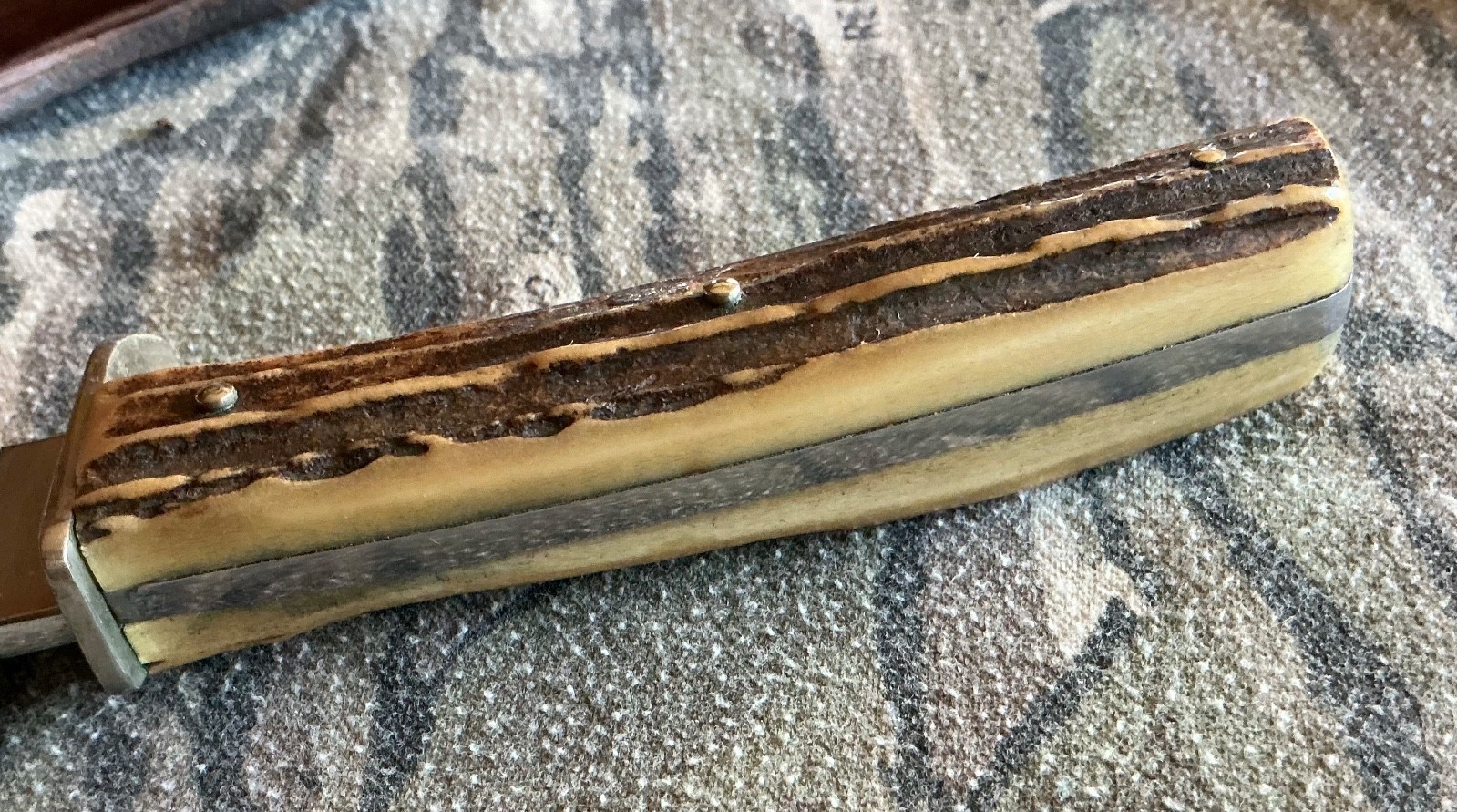 JA Henckels 602 Friordur Solingen Germany Stag Handle Knife w/ sheath