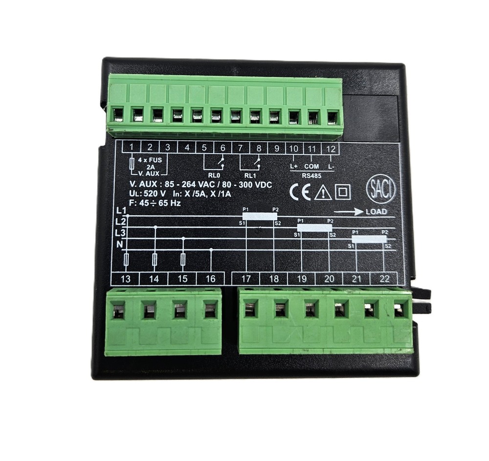 SACI ANG96 NETWORK ANALIZER DISPLAY UNIT 400V 5A [FAST SHIPPING]
