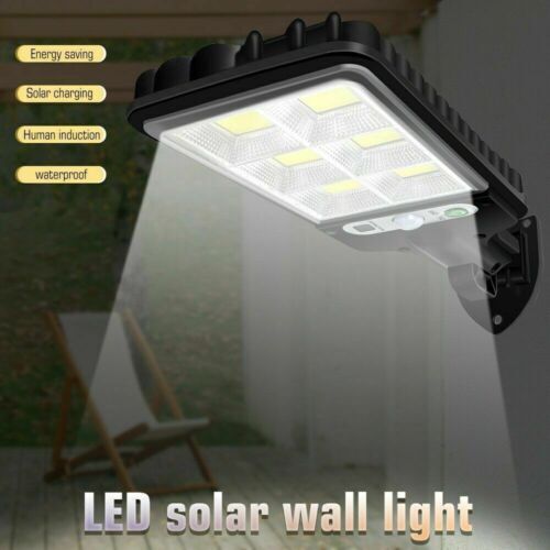 1000000LM LED Solar Motion Sensor Light Bright Garden Outdoor Street Wall Lamp