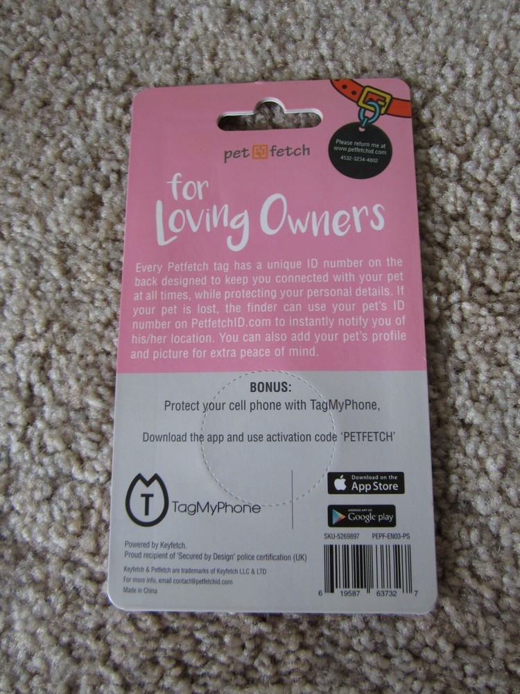 Petfetch Smart Pet Tags Tennis Ball