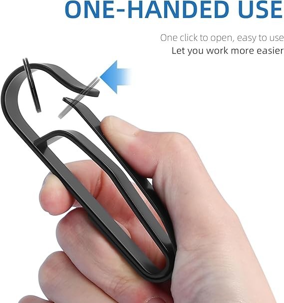 Duty Belt Key Holder, 2 Pack Improved Quick Release Key Holder with Key Ring...