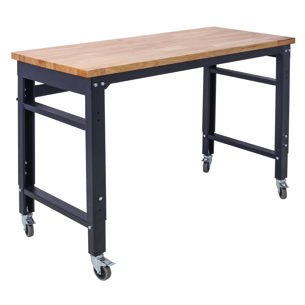 Work Table-Heavy Duty Rolling Workbench w/Storage Drawer,Garage/Office Multi-Use
