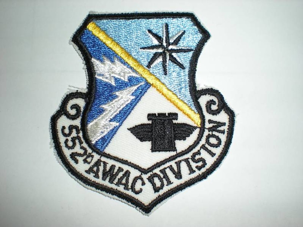 US AIR FORCE 552ND AWAC DIVISION PATCH -COLOR