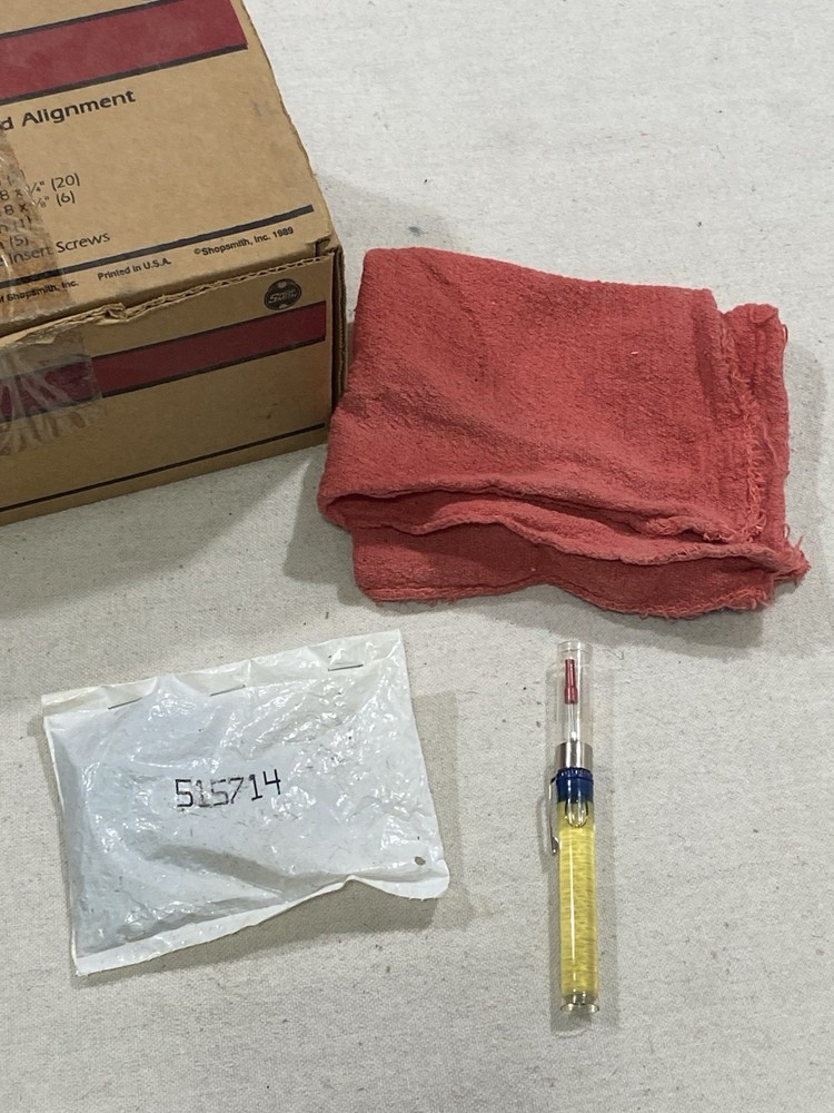Shopsmith Mark V Help Kit Allen Wrench + Oiler + Alignment + Maintenance + Screw