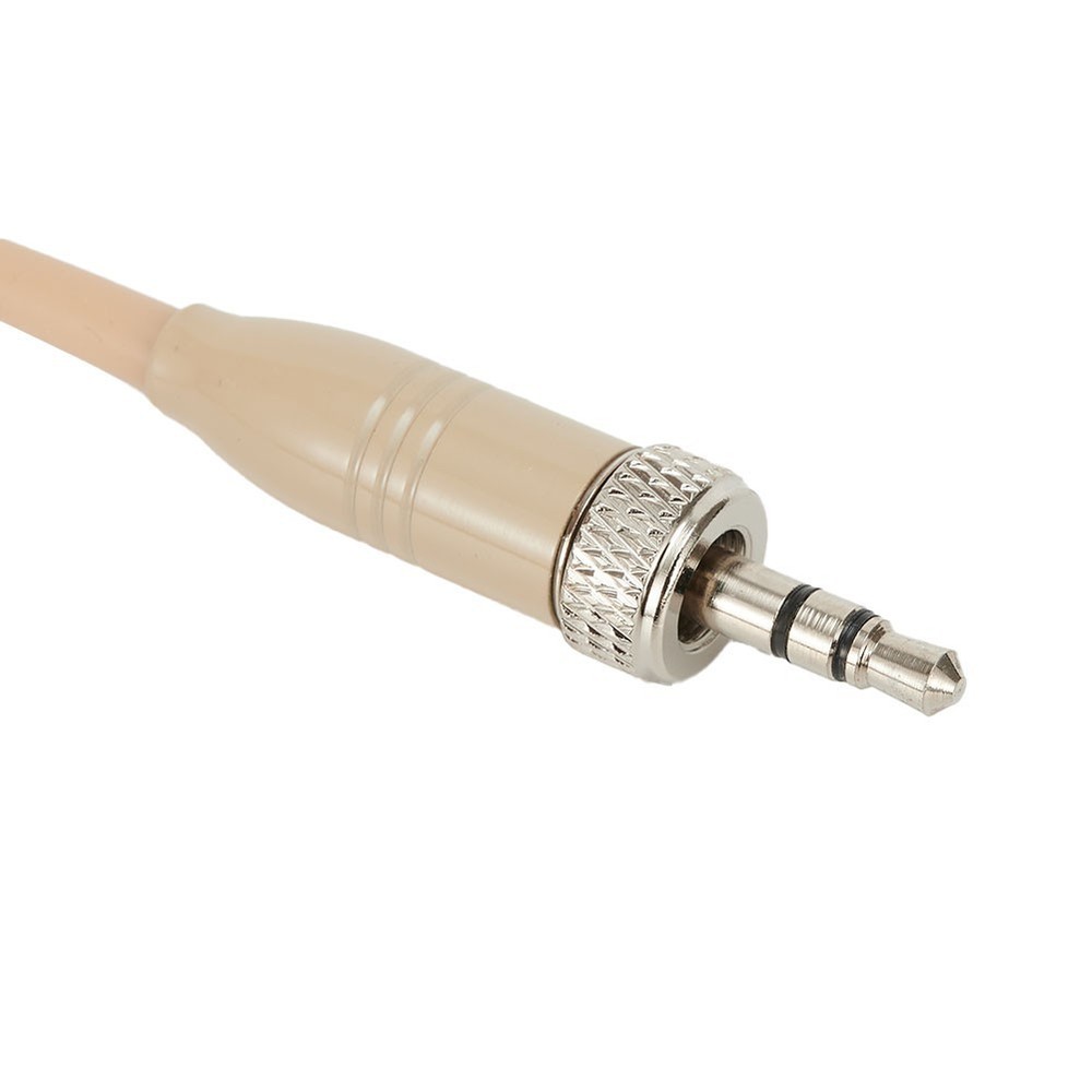 Single Earhook Headset Mic Headworn Microphone For Stage Lecturers Lightweight