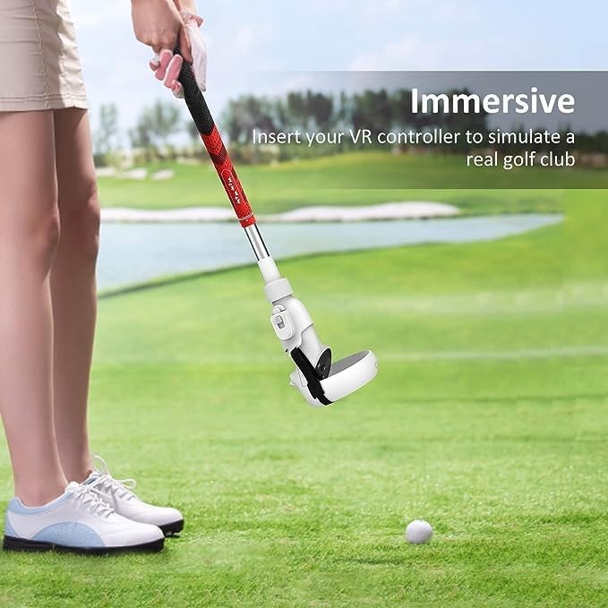 Golf Club Handle for Oculus and VR Accessories 2 Compatible Left & Right Control