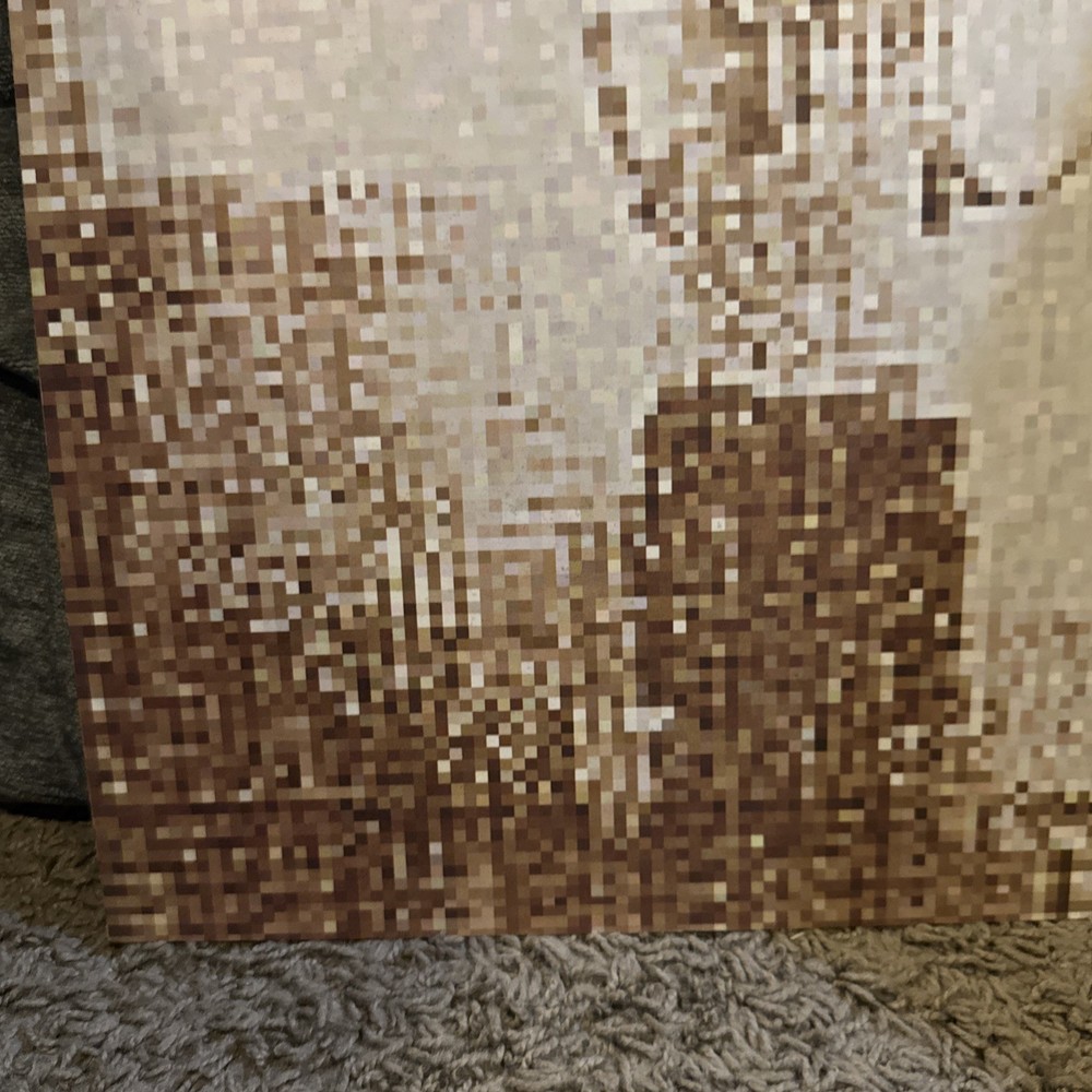 Neil Young 12x12” DS Promo Poster Flat Silver And Gold 2000