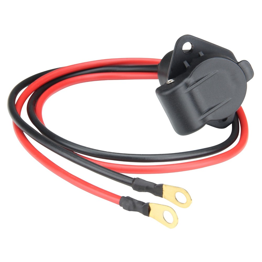 Motorcycle Jump Starter Kit - Socket for Retrofitting + Fully Insulated Starter Cable